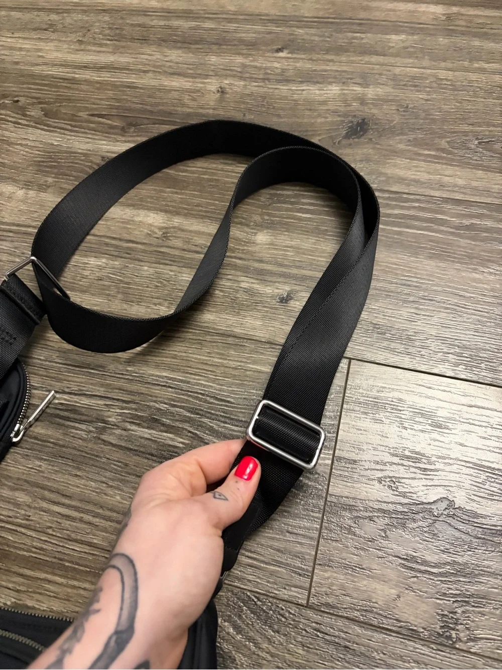 NWOT Lululemon Crossbody with Nano Pouch (Black)